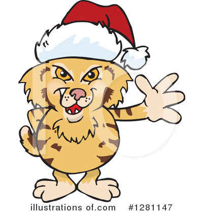 Royalty-Free (RF) Bobcat Clipart Illustration by Dennis Holmes Designs - Stock Sample #1281147