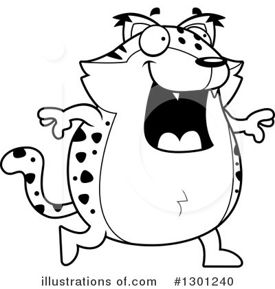 Royalty-Free (RF) Bobcat Clipart Illustration by Cory Thoman - Stock Sample #1301240