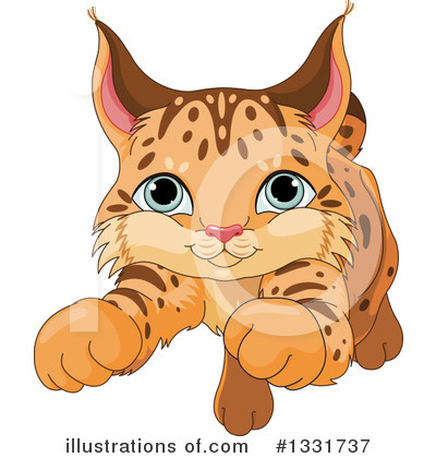 Royalty-Free (RF) Bobcat Clipart Illustration by Pushkin - Stock Sample #1331737