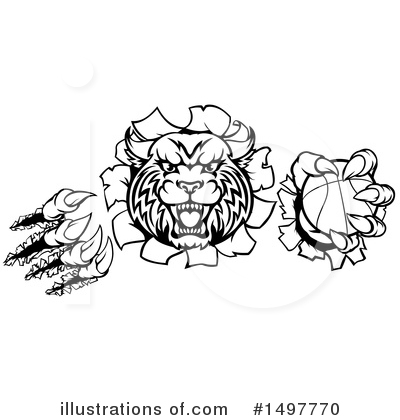 Royalty-Free (RF) Bobcat Clipart Illustration by AtStockIllustration - Stock Sample #1497770