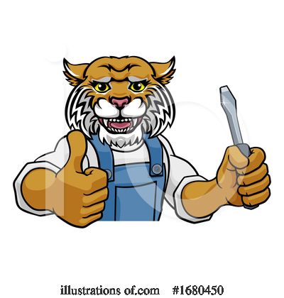 Royalty-Free (RF) Bobcat Clipart Illustration by AtStockIllustration - Stock Sample #1680450