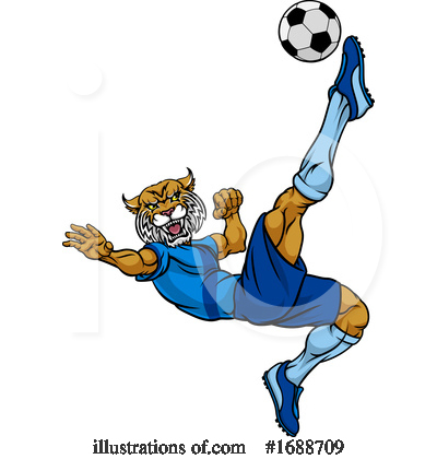 Soccer Player Clipart #1688709 by AtStockIllustration