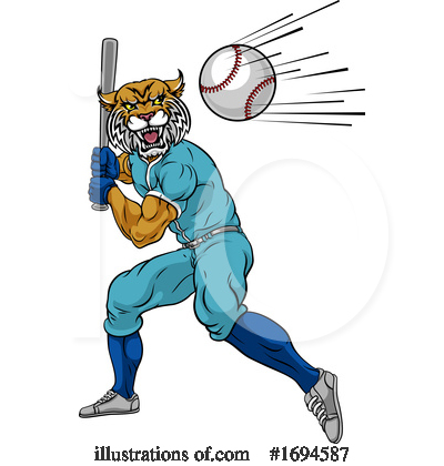 Baseball Player Clipart #1694587 by AtStockIllustration