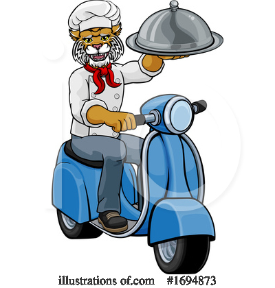 Scooter Clipart #1694873 by AtStockIllustration