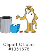 Bobcat School Mascot Clipart #1361676 by Mascot Junction