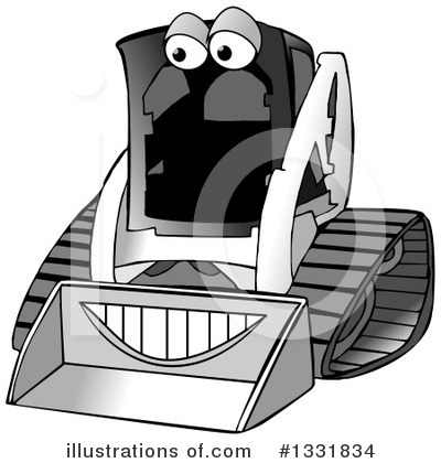 Bobcat Skid Loader Clipart #1331834 by djart