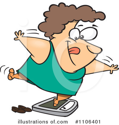 Royalty-Free (RF) Body Weight Clipart Illustration by toonaday - Stock Sample #1106401