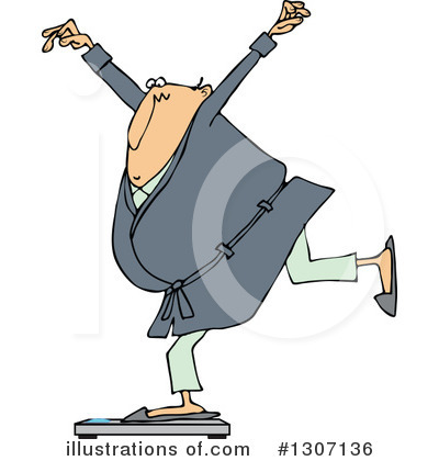 Royalty-Free (RF) Body Weight Clipart Illustration by djart - Stock Sample #1307136