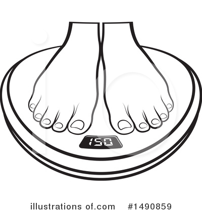 Royalty-Free (RF) Body Weight Clipart Illustration by Lal Perera - Stock Sample #1490859