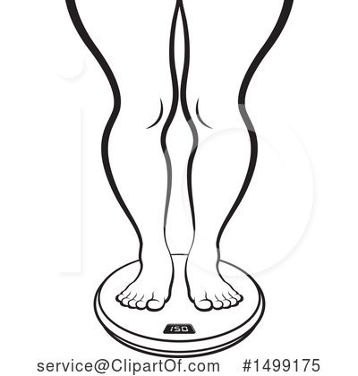 Royalty-Free (RF) Body Weight Clipart Illustration by Lal Perera - Stock Sample #1499175