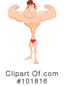 Bodybuilder Clipart #101816 by yayayoyo