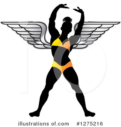 Royalty-Free (RF) Bodybuilder Clipart Illustration by Lal Perera - Stock Sample #1275216