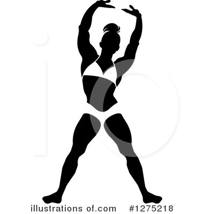 Royalty-Free (RF) Bodybuilder Clipart Illustration by Lal Perera - Stock Sample #1275218