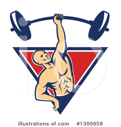 Bodybuilder Clipart #1300658 by patrimonio
