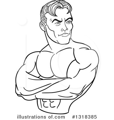 Athlete Clipart #1318385 by LaffToon