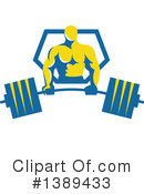 Bodybuilder Clipart #1389433 by patrimonio