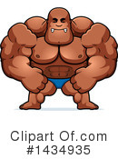 Bodybuilder Clipart #1434935 by Cory Thoman