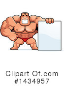 Bodybuilder Clipart #1434957 by Cory Thoman