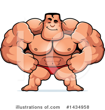 Bodybuilder Clipart #1434958 by Cory Thoman