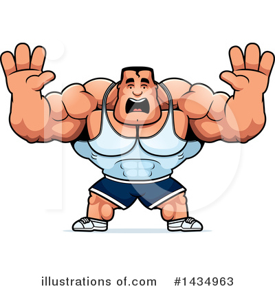 Royalty-Free (RF) Bodybuilder Clipart Illustration by Cory Thoman - Stock Sample #1434963