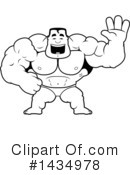 Bodybuilder Clipart #1434978 by Cory Thoman