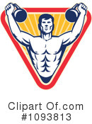 Bodybuilding Clipart #1093813 by patrimonio