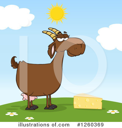 Boer Goat Clipart #1260369 by Hit Toon