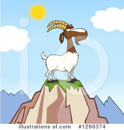 Boer Goat Clipart #1260374 by Hit Toon