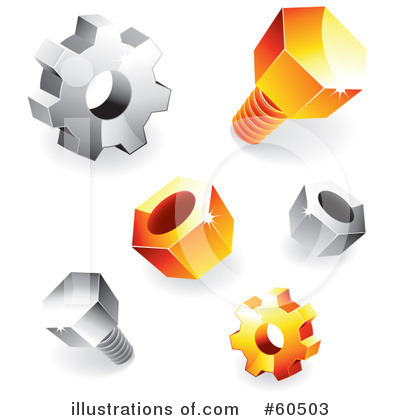 Royalty-Free (RF) Bolts Clipart Illustration by TA Images - Stock Sample #60503