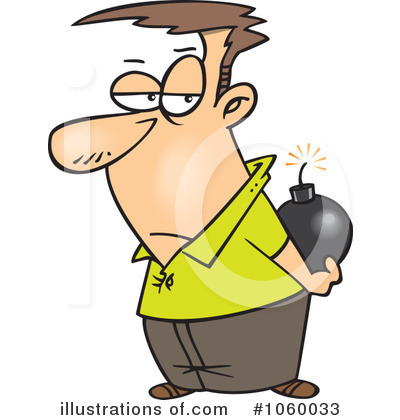 Royalty-Free (RF) Bomb Clipart Illustration by toonaday - Stock Sample #1060033