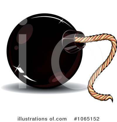 Royalty-Free (RF) Bomb Clipart Illustration by Vector Tradition SM - Stock Sample #1065152