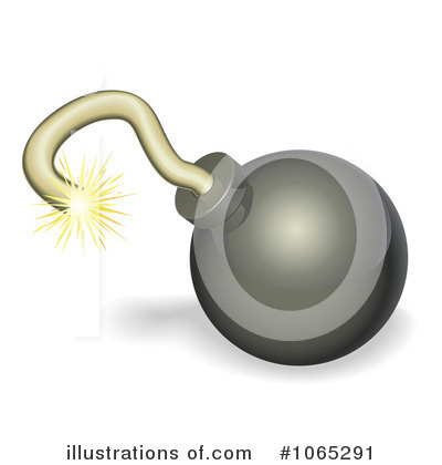 Royalty-Free (RF) Bomb Clipart Illustration by AtStockIllustration - Stock Sample #1065291