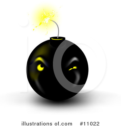 Bombs Clipart #11022 by Leo Blanchette