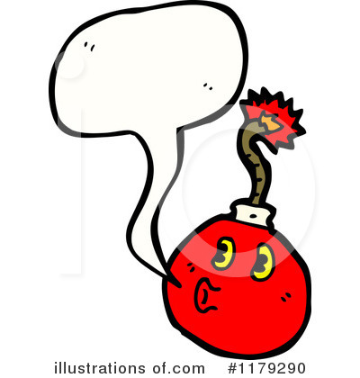 Royalty-Free (RF) Bomb Clipart Illustration by lineartestpilot - Stock Sample #1179290