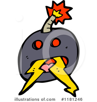 Royalty-Free (RF) Bomb Clipart Illustration by lineartestpilot - Stock Sample #1181246