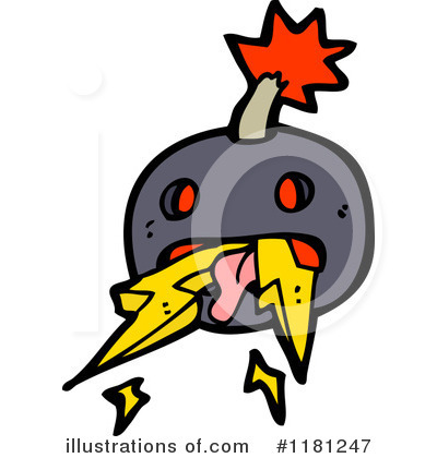 Royalty-Free (RF) Bomb Clipart Illustration by lineartestpilot - Stock Sample #1181247