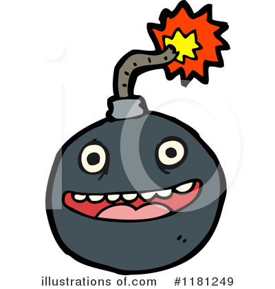 Royalty-Free (RF) Bomb Clipart Illustration by lineartestpilot - Stock Sample #1181249