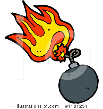 Royalty-Free (RF) Bomb Clipart Illustration by lineartestpilot - Stock Sample #1181251
