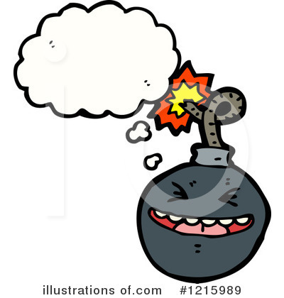 Royalty-Free (RF) Bomb Clipart Illustration by lineartestpilot - Stock Sample #1215989