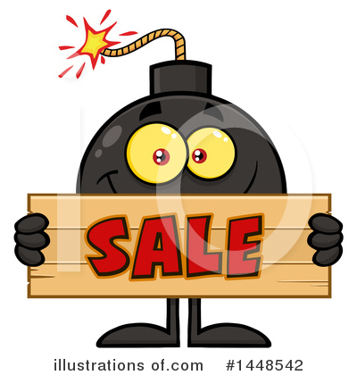 Royalty-Free (RF) Bomb Clipart Illustration by Hit Toon - Stock Sample #1448542
