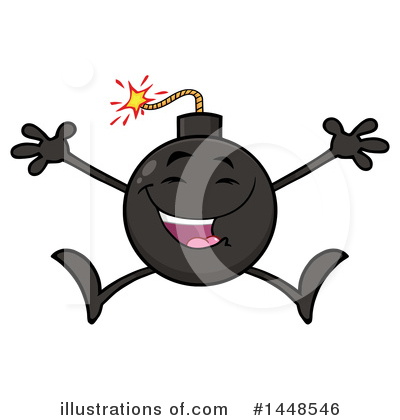 Royalty-Free (RF) Bomb Clipart Illustration by Hit Toon - Stock Sample #1448546