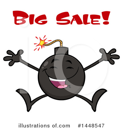 Royalty-Free (RF) Bomb Clipart Illustration by Hit Toon - Stock Sample #1448547