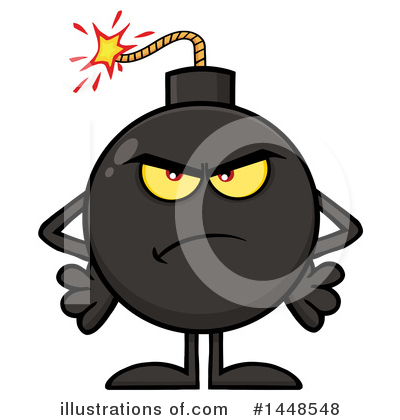 Royalty-Free (RF) Bomb Clipart Illustration by Hit Toon - Stock Sample #1448548
