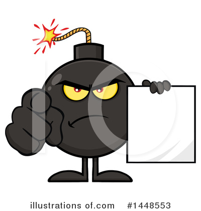 Royalty-Free (RF) Bomb Clipart Illustration by Hit Toon - Stock Sample #1448553
