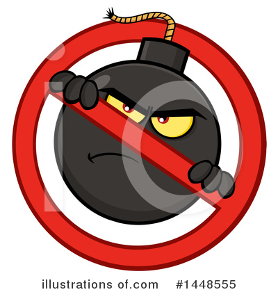 Royalty-Free (RF) Bomb Clipart Illustration by Hit Toon - Stock Sample #1448555