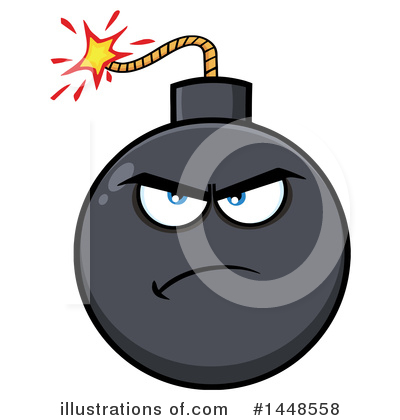 Royalty-Free (RF) Bomb Clipart Illustration by Hit Toon - Stock Sample #1448558