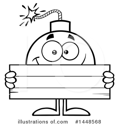 Royalty-Free (RF) Bomb Clipart Illustration by Hit Toon - Stock Sample #1448568