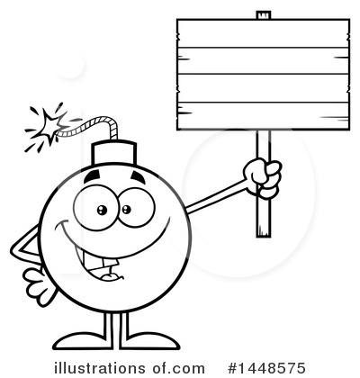 Royalty-Free (RF) Bomb Clipart Illustration by Hit Toon - Stock Sample #1448575