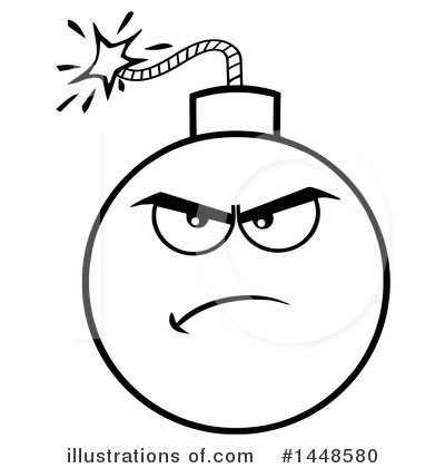 Royalty-Free (RF) Bomb Clipart Illustration by Hit Toon - Stock Sample #1448580