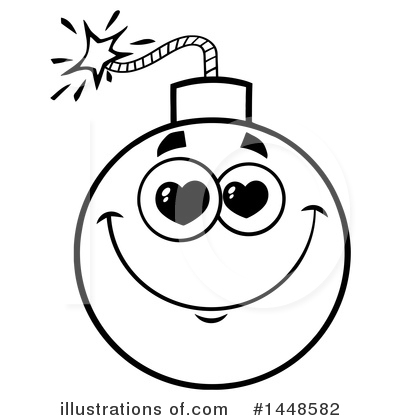 Royalty-Free (RF) Bomb Clipart Illustration by Hit Toon - Stock Sample #1448582